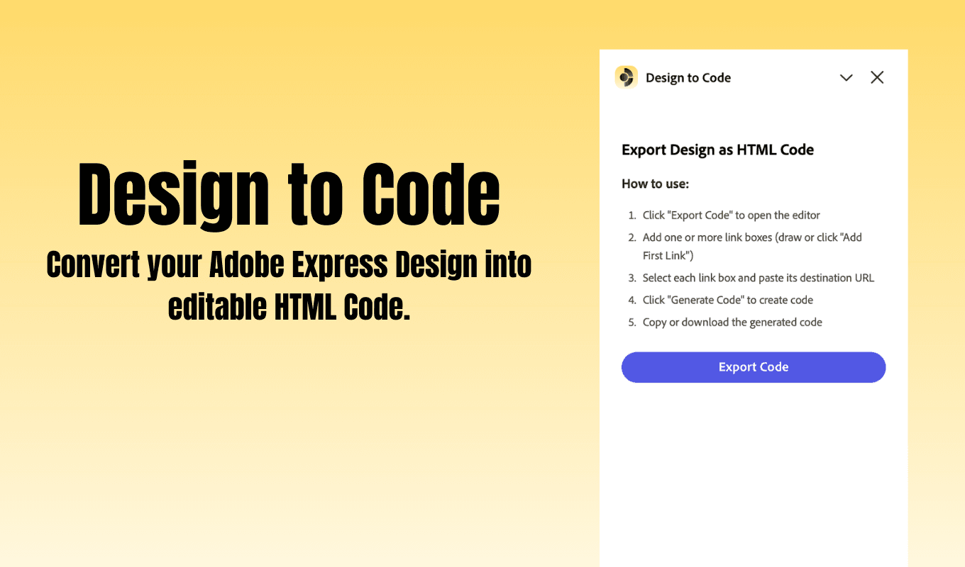 Design to Code